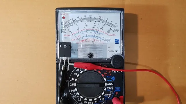 IGBT good or bad test diagram - test after removing the resistor
